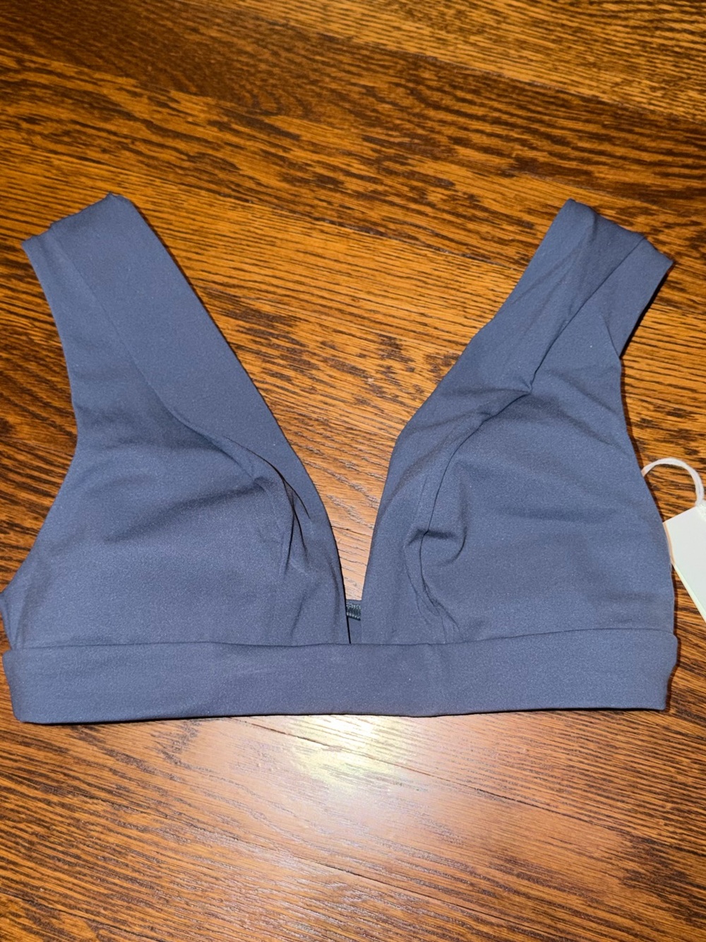 Vitamin A - Women's Deep V Swim Top in Slate Blue
